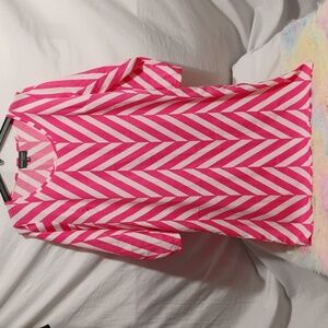 (C-30) SALE! NWOT The Royal Standard Collection Chevron Print Midi Dress